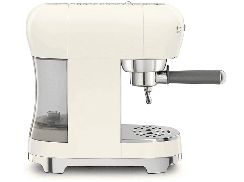 SMEG ECF02CREU — Cafetera express, 1350 W, 15 bar, 2 tazas, Crema de - Imagen 7