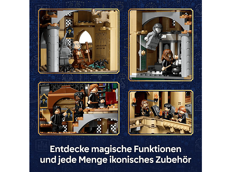 LEGO LEGO® Harry Potter Castillo de Hogwarts: Ala Este de Juguete - 13 Minifiguras — Juego de construcción, edad recomendada: 10 año(s), 2164 piezas - Imagen 7