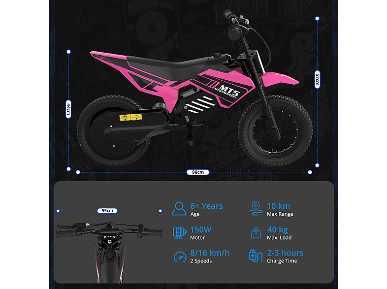 MEGA MOTION MT5 — Moto eléctrica infantil (ref. 175439145) - Imagen 7