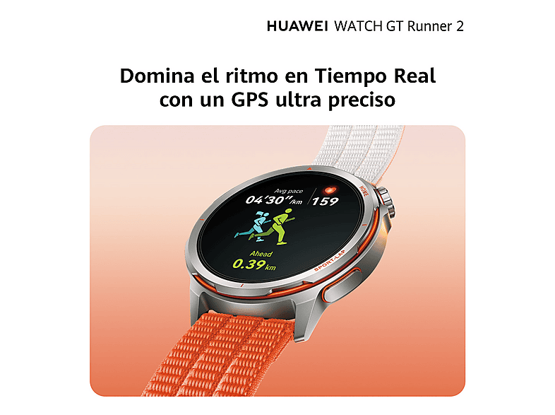 HUAWEI WATCH GT Runner 2 — Smartwatch, Azul, Reloj Inteligente con GPS Ultra Preciso en runnning, 14 días Autonomía, Maratón Mode - Imagen 7