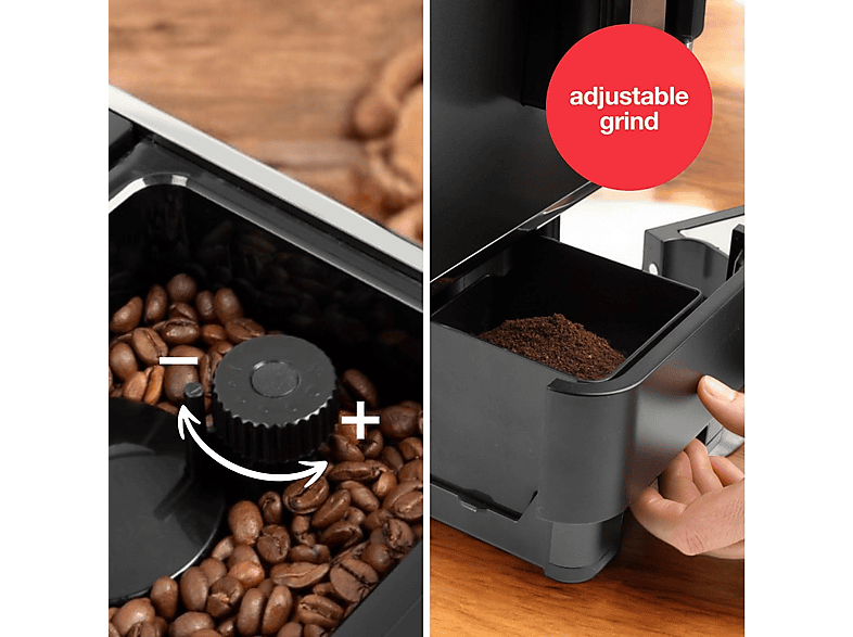 SOLAC LA7617 — Cafetera Espresso, 1470 W, 20 bar, 2 tazas, Plata Oscuro - Imagen 7