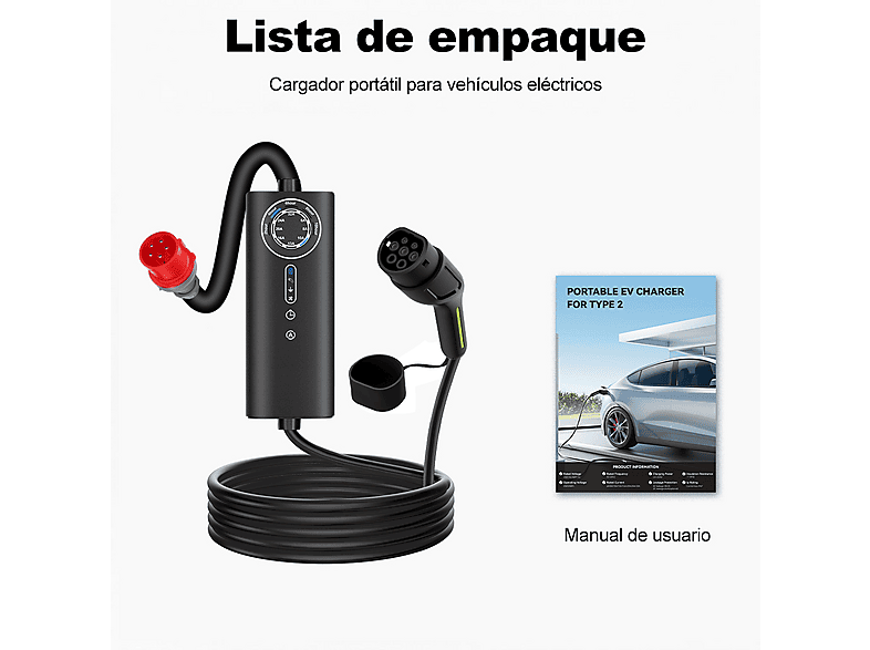 SMORGR 8M 22KW 6A-32A Tipo 2 — Cargadores vehículos eléctricos, Black - Imagen 8
