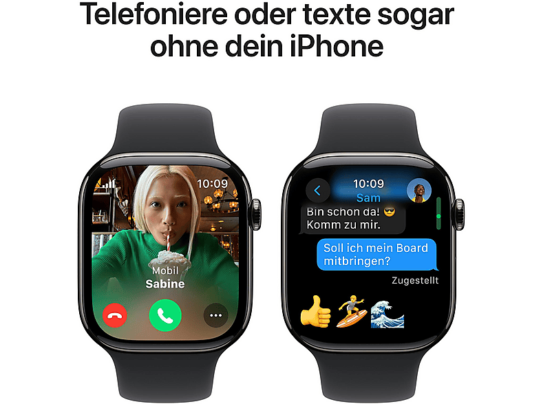 APPLE Watch Series 10 — Smartwatch, Titanio, Gris, S/M - Imagen 8