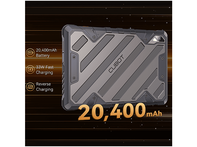 CUBOT TAB KingKong 2 — Tablet, 256 GB, Black, 8 GB RAM, 10,95" Full-HD+ - Imagen 8
