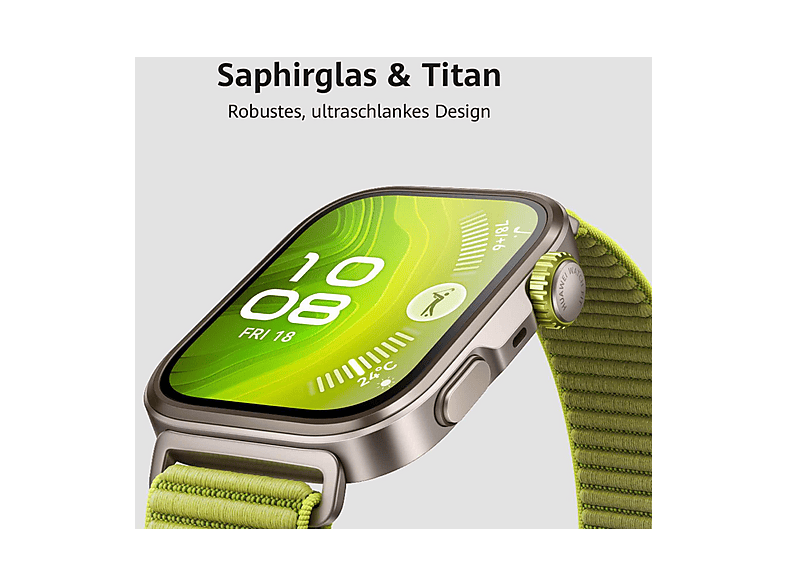 HUAWEI FIT 4 PRO GREEN — Smartwatch, 20mm, Aluminio, Titanio, Verde - Imagen 8