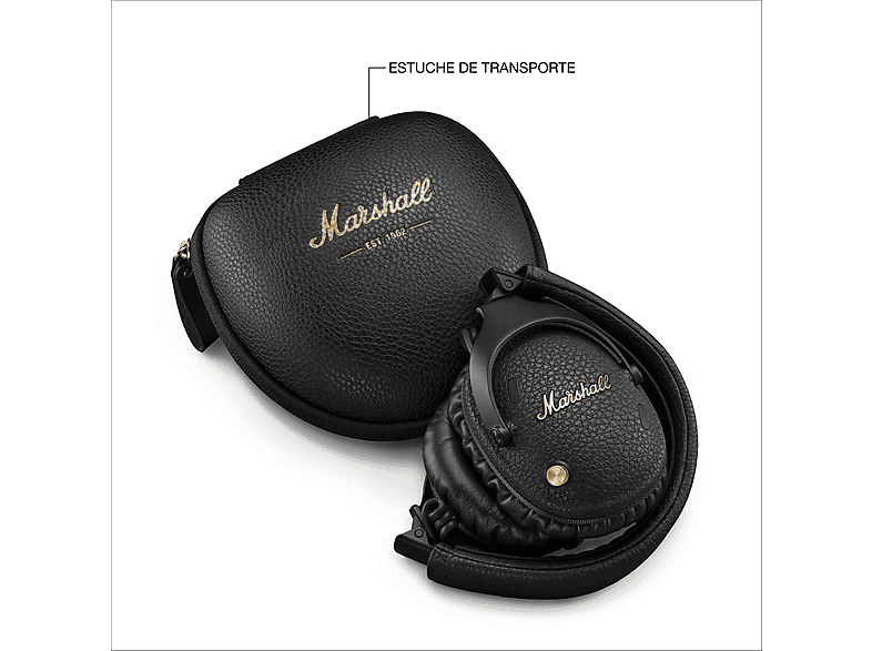 MARSHALL Monitor III A.N.C. — Auriculares inalámbricos, Circumaurales, Plegables, Negro, Bluetooth 5.3 - Imagen 8