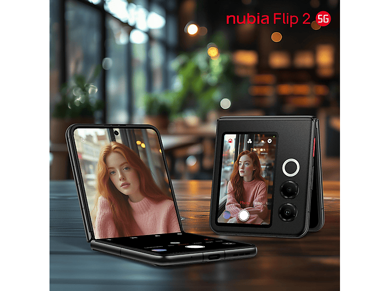 NUBIA Flip 2 5G — Smartphone, Negro, 256 GB, 8 GB RAM, 6,9" 120 Hz - Imagen 8