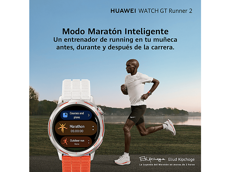 HUAWEI WATCH GT Runner 2 — Smartwatch, Azul, Reloj Inteligente con GPS Ultra Preciso en runnning, 14 días Autonomía, Maratón Mode - Imagen 8