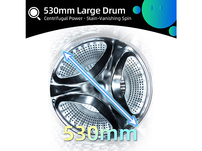 CHIQ CW07123863AX — Lavadora carga frontal, 7 kg, 16 programas, 1200 rpm, Gris oscuro - Imagen 8