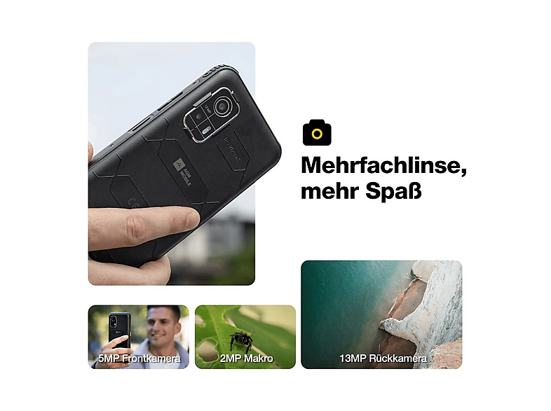 AGM MOBILE H Max — Smartphone, Negro, 256 GB, 8 GB RAM, 90 Hz - Imagen 8