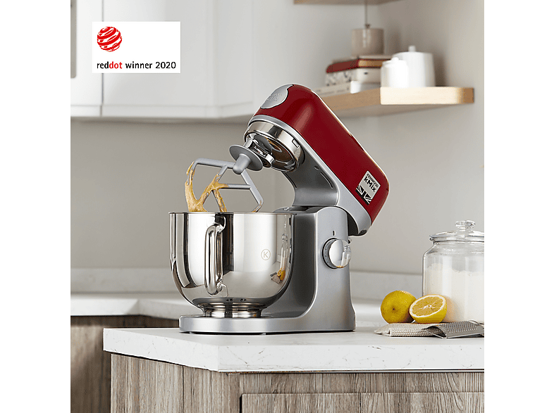 KENWOOD- — Robot de cocina, 1000 W Bol de 5 l, Rojo, Kenwood kMix KMX750RD, Amasadora de repostería - Imagen 9