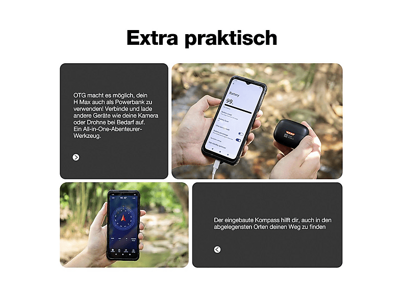 AGM MOBILE H Max — Smartphone, Negro, 256 GB, 8 GB RAM, 90 Hz - Imagen 9