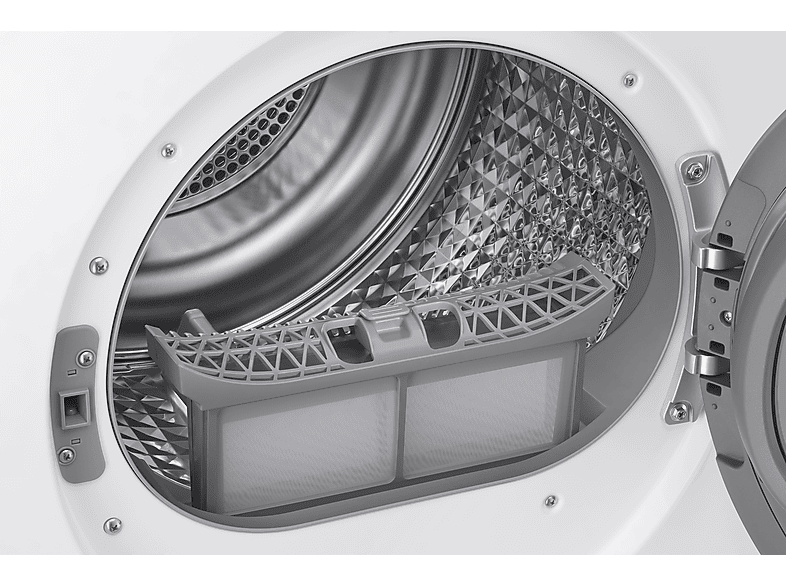 SAMSUNG Bespoke AI DV90DB8845GHU3 — Secadora bomba de calor, 9 Kg, 19 programas, Blanco, OptimalDry A - Imagen 9