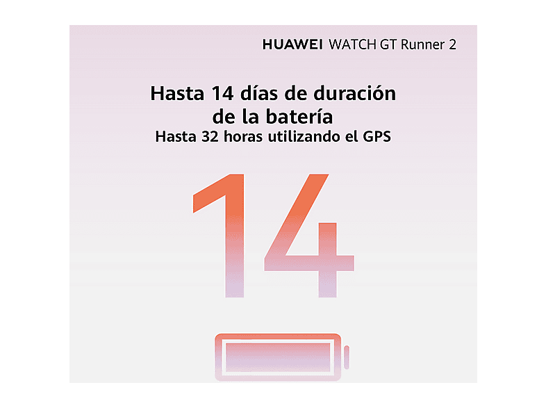 HUAWEI WATCH GT Runner 2 — Smartwatch, Azul, Reloj Inteligente con GPS Ultra Preciso en runnning, 14 días Autonomía, Maratón Mode - Imagen 11