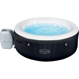 Bestway spa hinchable Lay-Z-Spa Miami AirJet, 4 plazas, negro