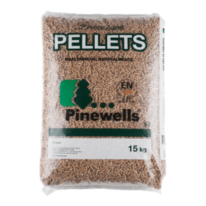 PineWells Pellets de Pino ENplus A1 - Conjunto 20 Sacos x 15 kg Alto Poder Calorífico